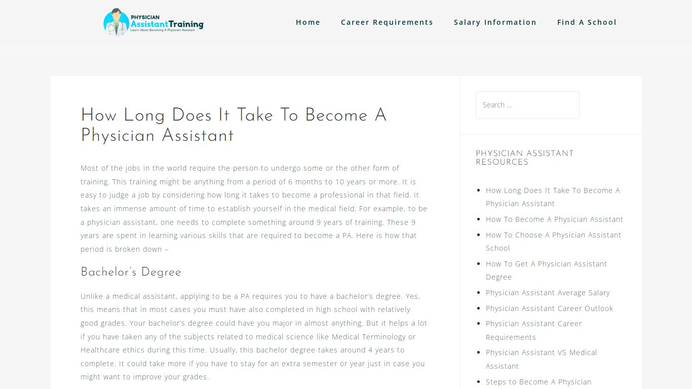 How Long Does It Take To Become A Physician Assistant